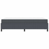 Bed Frame with Mattress Dark Grey 120 x 200 cm Fabric 3399116