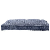 Sofa Cushion Indigo Print 120 x 80 x 12 cm Fabric 4019076