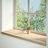Window Sills 2 pcs Untreated 100x40x2 cm Solid Wood Oak 4009120