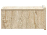Wall-Mounted Bedside Cabinet 2 pcs Sonoma Oak 33 x 34.5 x 24 cm 898260
