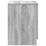 Bedside Cabinets 2 pcs with 2 Drawers Grey Sonoma 40x36x50 cm 858796