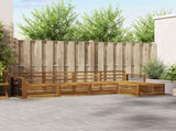 Outdoor Sofa Set 5 pcs Natural Solid Acacia Wood 3373309
