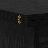 Coffee Table Black Oak 55 x 54.5 x 45 cm Engineered wood 887410