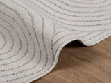 Area Rugs Rectangular PALMERAS Cream 230 x 160 cm Polyester 42022574