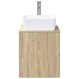 Bathroom Furniture Set Sonoma Oak Engineered Wood 3404392