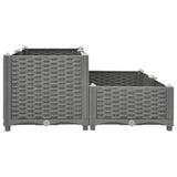 Raised Bed 80x80x38 cm Polypropylene 153301
