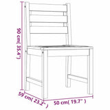 Garden Dining Set Natural Teak Solid Teak Wood 6 Seater Durable 3157188