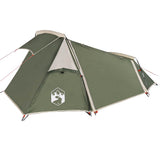 Camping Tent Tunnel 2-Person Green Waterproof 94612