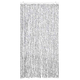 Insect Curtain Light and Dark Grey 100x220 cm Chenille 325456