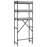 Washing Machine Shelf Grey Sonoma 67x25x163 cm Engineered Wood 838981