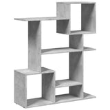 Room Divider Bookcase Concrete Grey 92x29x112 cm Engineered Wood 858123