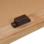 Sink Cabinet with Mirror Solid Walnut Wood 247607
