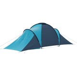 93183 Camping Tent 6 Persons Blue and Light Blue
