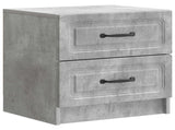 Bedside Cabinet with Drawer Concrete Grey 43 x 34.5 x 44.5 cm 895681