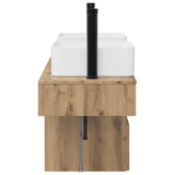 Bathroom Furniture Set 3 pcs Artisan Oak Engineered Wood 3405606