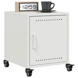 Bedside Cabinets 2 pcs White 36x39x43.5 cm Steel 846625