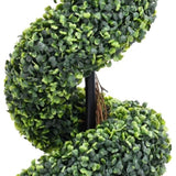 Artificial Boxwood Spiral Plant with Pot Green 100 cm 336505