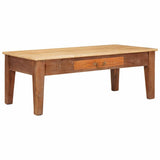 Coffee Table Brown 110 x 55 x 40 cm Solid Mango Wood 42003315