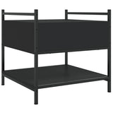 Coffee Table Black 50x50x50 cm Engineered Wood 833965