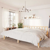 810102 Bed Frame without Mattress Solid Wood 200x200 cm
