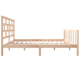 3101358 Bed Frame without Mattress Solid Wood 160x200 cm