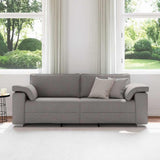 Sofa Taupe 219 x 77 x 82 cm Fabric 4105243