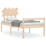 Senior Bed without Mattress Single Solid Wood 3195511