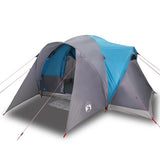 Family Tent Dome 6-Person Blue Waterproof 4009462