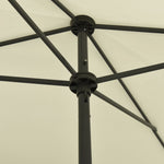 Beach Parasol Sand Yellow 200x125 cm 314727