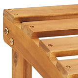 Garden Chair Natural wood Solid Acacia wood Standard Foldable 316831