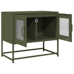 ZNTS TV Cabinet Olive Green 68x39x60.5 cm Cold-rolled Steel 853336