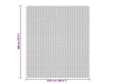 Tent Carpet Anthracite 4x2.5 m 4008446