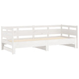 Pull-out Day Bed without Mattress White 2x cm 820318