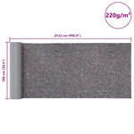 ZNTS Non-slip Painter Fleeces 2 pcs 2532 cm 220 g/m² Grey 3324774