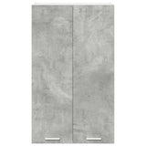 Hanging Cabinet Concrete Grey 60 x 31 x 100 cm Engineered Wood 884357