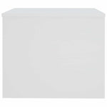 Coffee Table White 80x50x40 cm Engineered Wood 809656