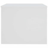Coffee Table White 80x50x40 cm Engineered Wood 809656