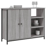 Sideboard Grey Sonoma 100x33x75 cm Engineered Wood 835552