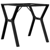 Dining Table Legs Y-Frame 70x70x73 cm Steel 357932