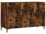 Sideboard Smoked Oak 90x34x80 cm Engineered Wood 828113