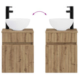 Bathroom Furniture Set 2 pcs Artisan Oak 33 x 34.5 x 100 cm 3406142