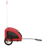 Pet Bike Trailer Red Oxford Fabric and Iron 93950