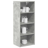Hanging Cabinet with Storage Concrete Grey 40 x 29.5 x 100 cm 884469