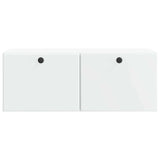 Wall-Mounted TV Cabinet 78.5 x 31 x 30 cm White Engineered Wood 899225