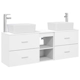 Bathroom Cabinet Set 3 pcs White 53 x 34.5 x 63 cm 3405851