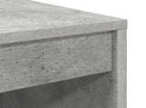 Desk with Drawer with Shelf with Storage 2 pcs Concrete Grey 3337316