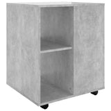 Storage Cabinet Concrete Grey Engineered Wood Standard 808462