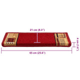 Stair Mats Self-adhesive 10 pcs 65x21x4 cm Red 149839