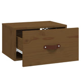 Wall-mounted Bedside Cabinets 2 pcs Honey Brown 40x29.5x22 cm 820993