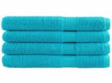 Premium Sauna Towels SOLUND 4 pcs Turquoise 80x200 cm 600 gsm 137459